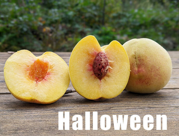 Halloween Peach