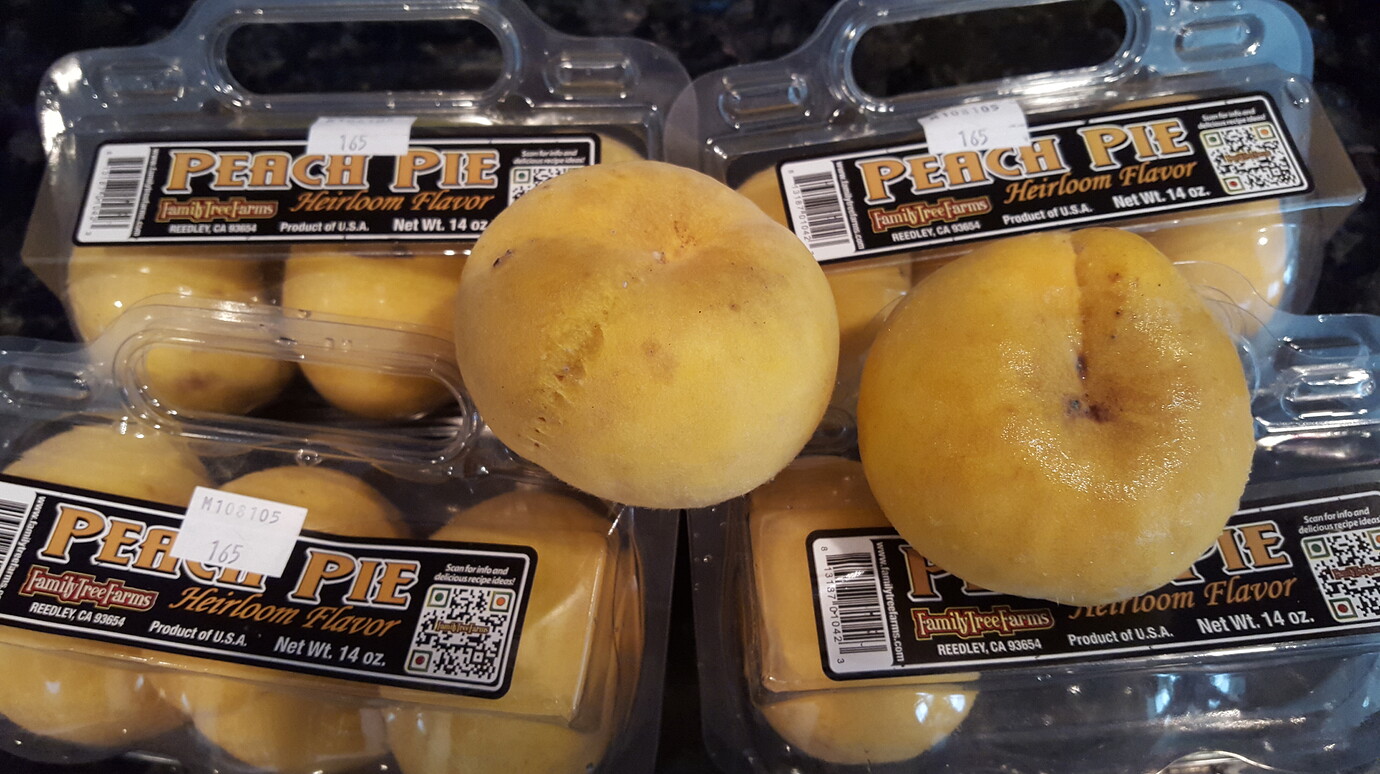 Yellow Cling Flat Peach from Costco General Gardening Growing Fruit