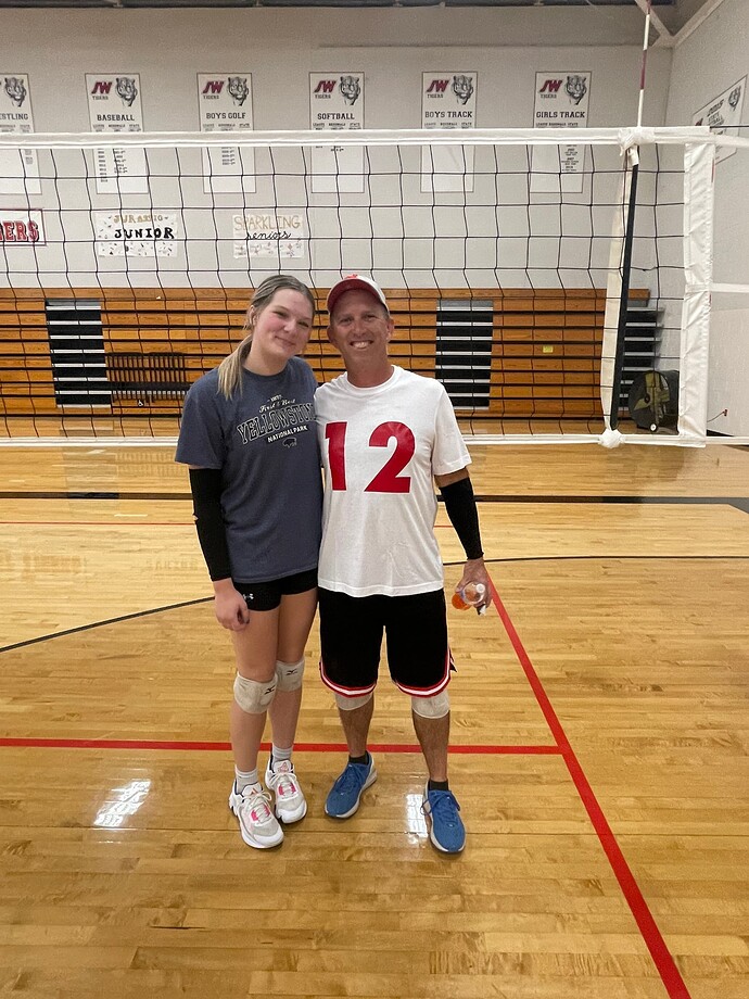 Ains and me volleyball