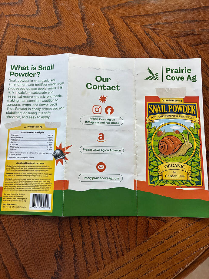 Snail fertilizer 2