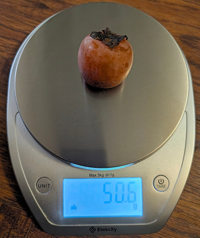 Sosnovskaya Persimmon Weight In Grams