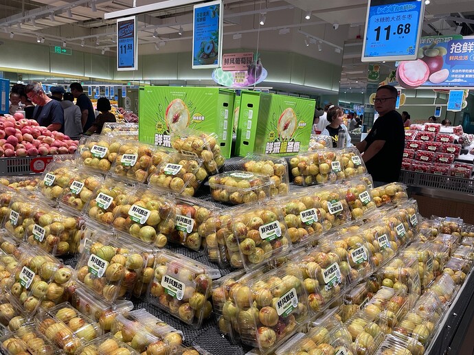 Jujube in supermarket