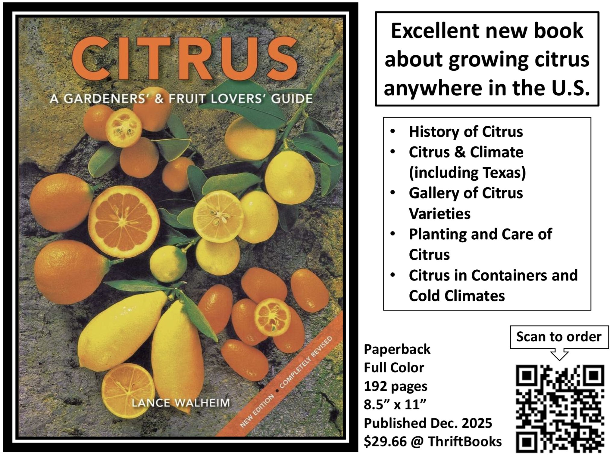 Newly revised book about growing citrus in the U.S - General Fruit Newly revised book about growing citrus in the U.S - General Fruit