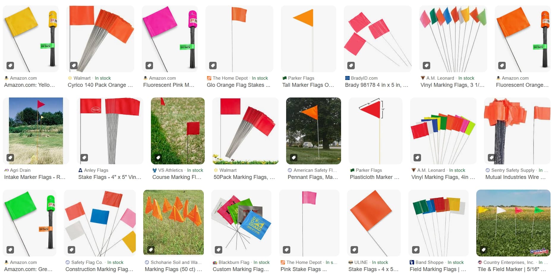 Flagging Tree Planting Flagging tape and marker flags are very useful for the fruit tree ...